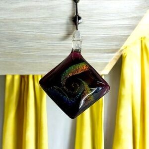 Iridescent Glass Pendant